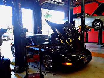 Auto Electrical Repair Alarm Removal from Chevy Corvette
