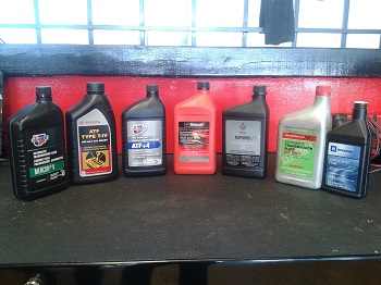 Manufacturer RecommendedTransmission Fluids