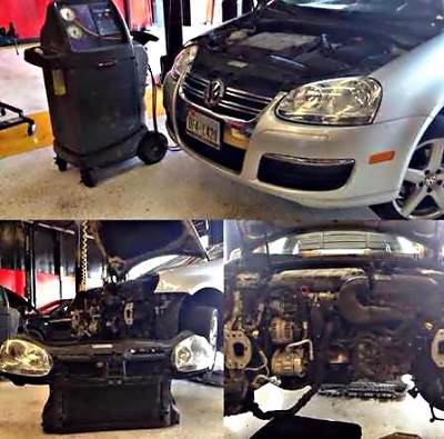 Auto AC Repair on Volkswagen Jetta Compressor Replacement