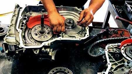 Certified Transmission Mechanic Rebuilding Automatic Transmission